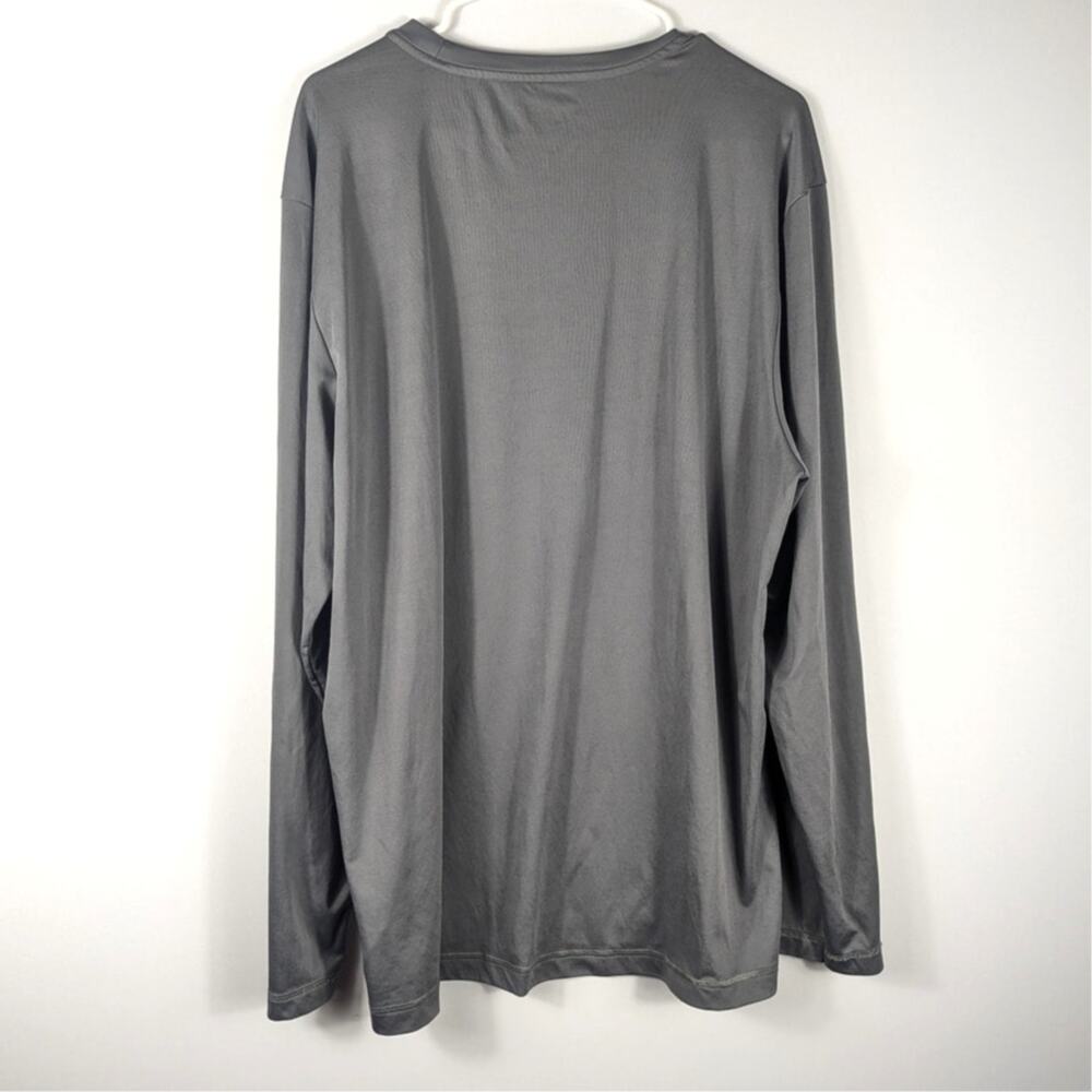 Green Bay Packers Mens XL Gray Long Sleeve Performance Shirt NFL Football - Picture 3 of 3